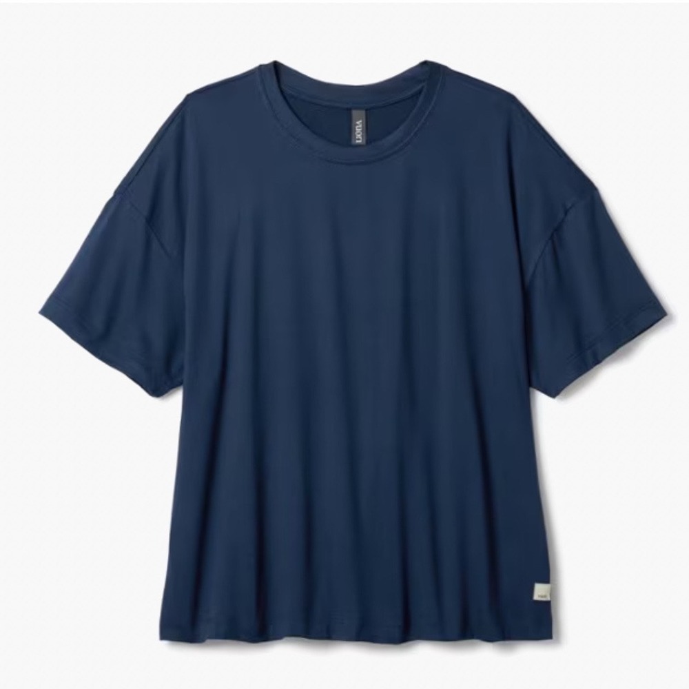 Vuori Energy Tee Long Blue Coast XXS New With Tags